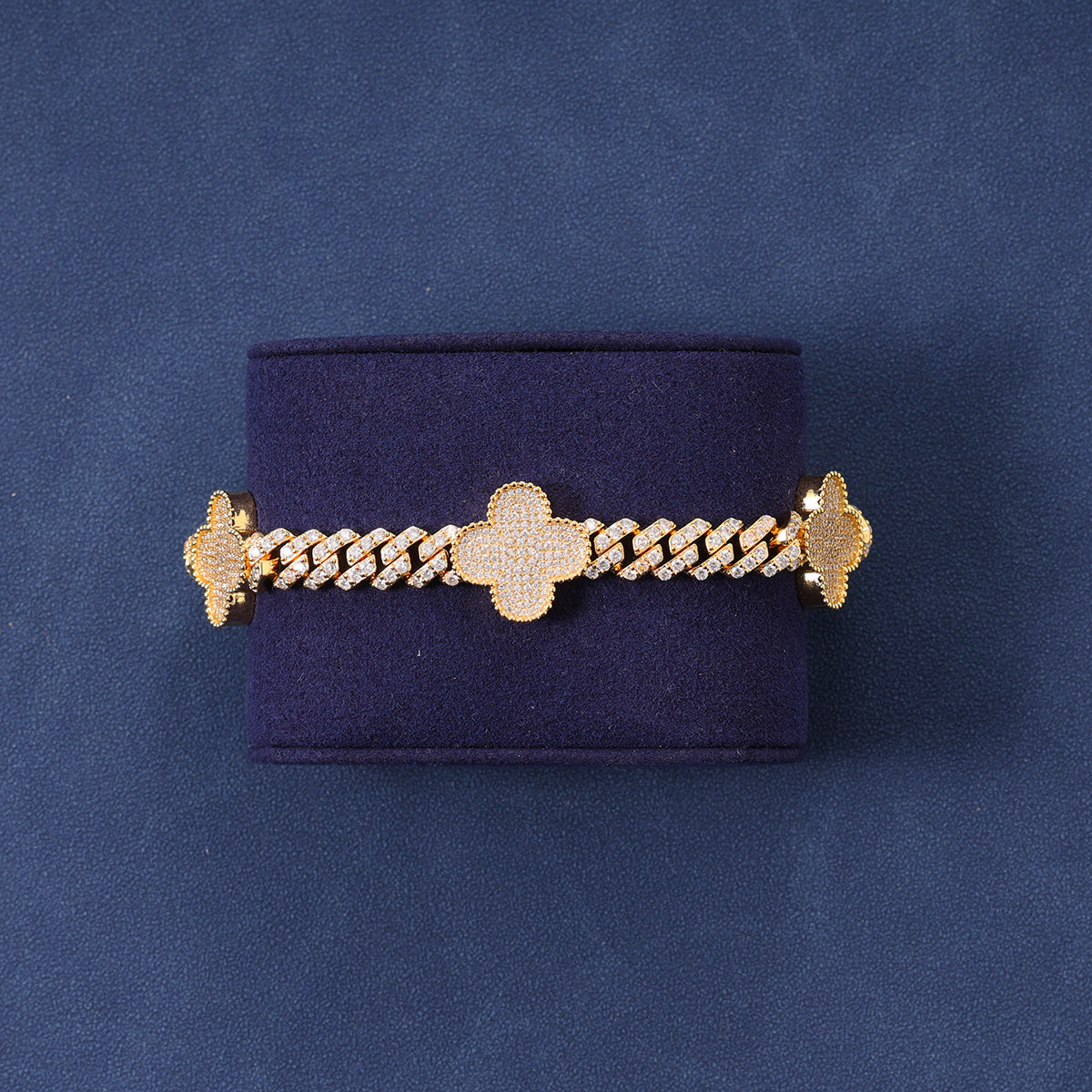 CUBAN CLOVER BRACELET - GOLD