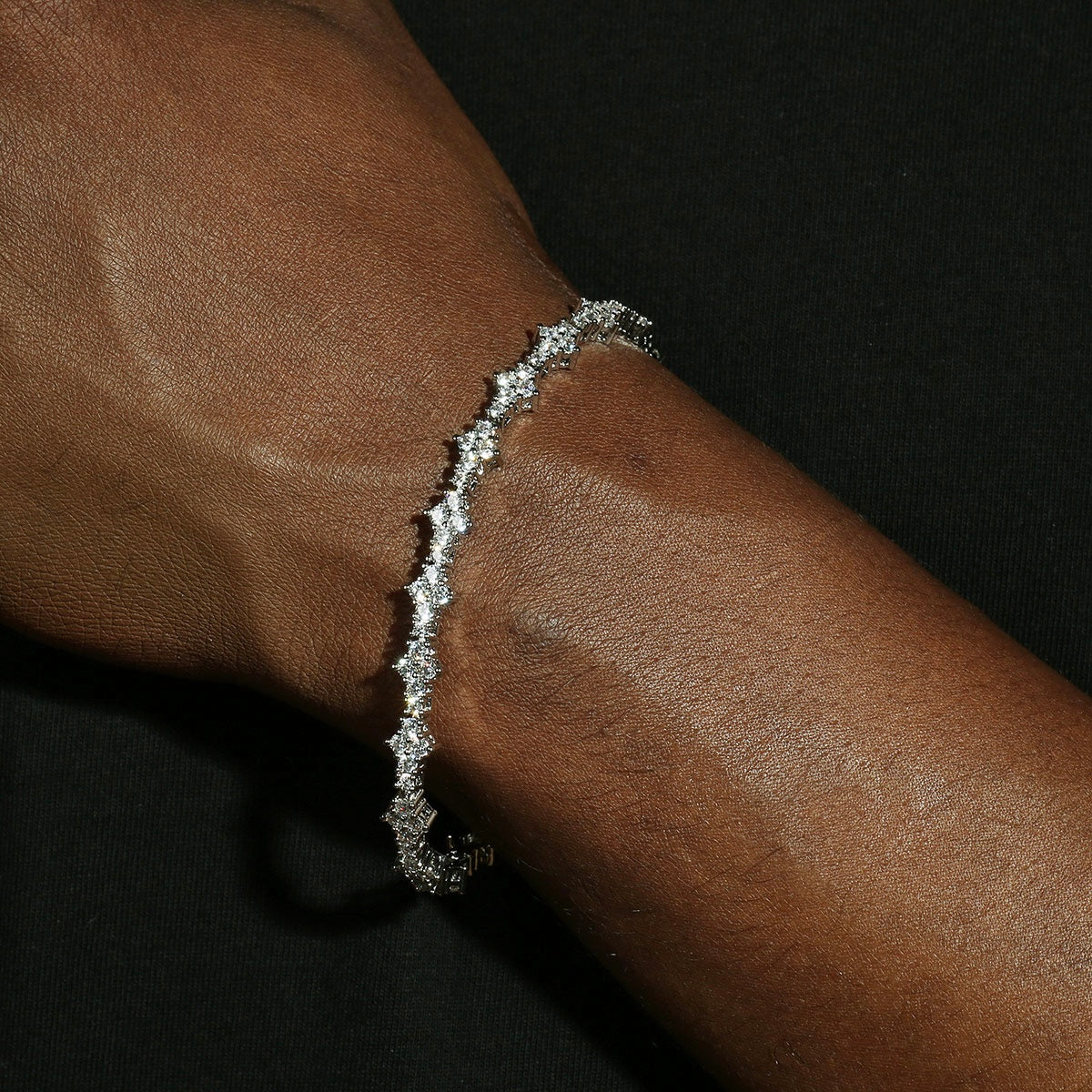 3MM HONEYCOMB CHAIN & BRACELET SET