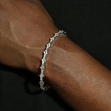 3MM HONEYCOMB CHAIN & BRACELET SET