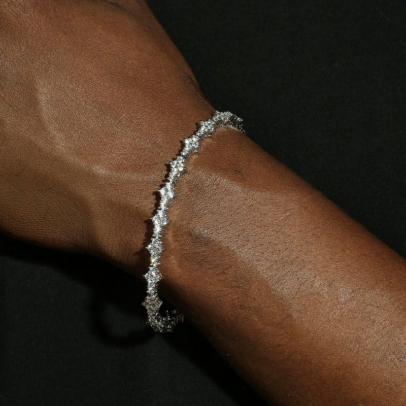 3MM HONEYCOMB CHAIN & BRACELET SET