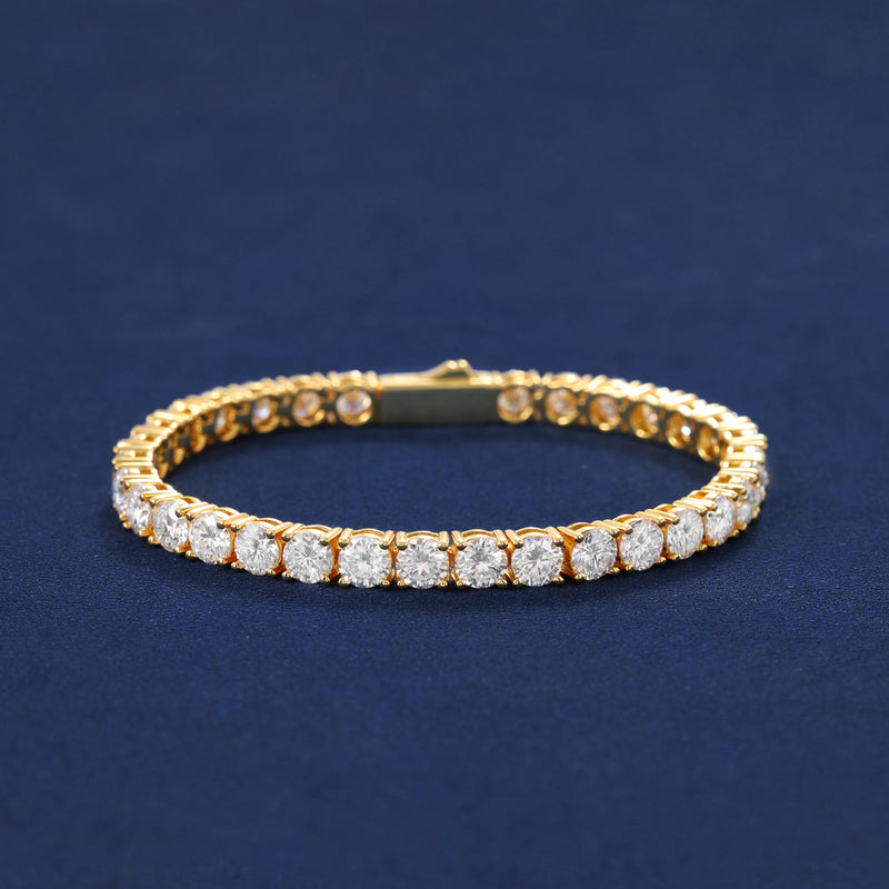 5MM TENNIS BRACELET - GOLD