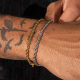 3MM ROPE BRACELET - GOLD