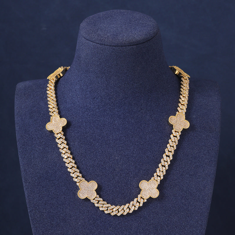 CUBAN CLOVER CHAIN - GOLD