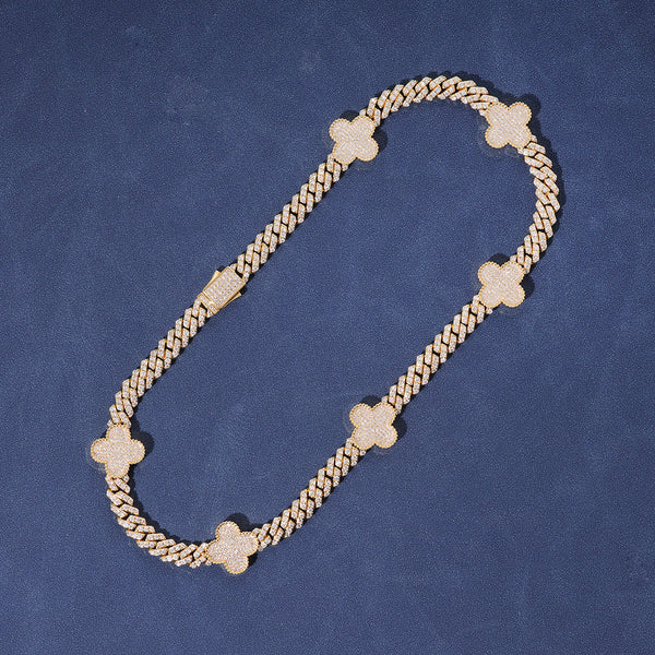 CUBAN CLOVER CHAIN - GOLD