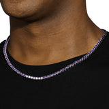 4MM PURPLE TENNIS CHAIN