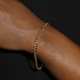 5MM CUBAN BRACELET - GOLD