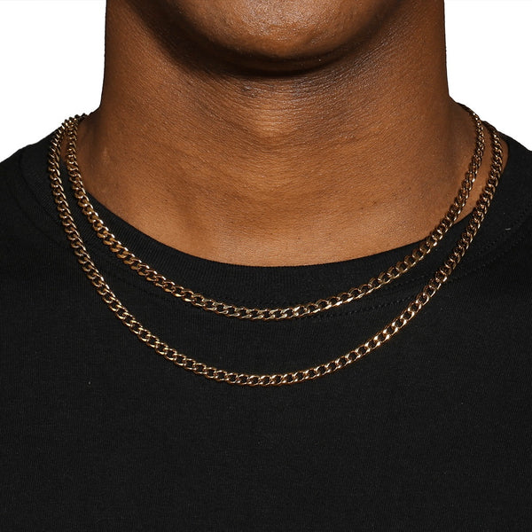 5MM CUBAN CHAIN - GOLD