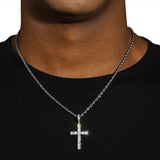 CROSS PENDANT - WHITE GOLD