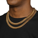 12MM CUBAN LINK CHAIN - GOLD