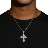 CLUSTERED CROSS PENDANT - GOLD