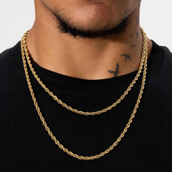 3MM ROPE CHAIN - GOLD