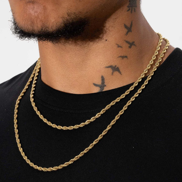 3MM ROPE CHAIN - GOLD