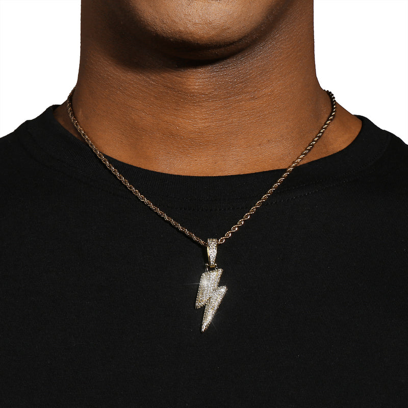 LIGHTNING PENDANT - GOLD