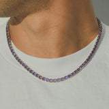 4MM PURPLE TENNIS CHAIN