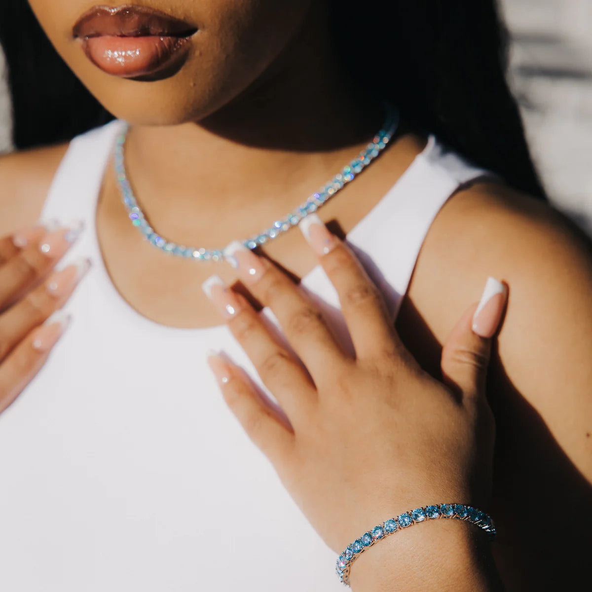 4MM BLUE TENNIS BRACELET