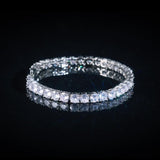 5MM TENNIS BRACELET - WHITE GOLD