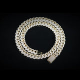 10MM ICED CUBAN LINK CHAIN - GOLD