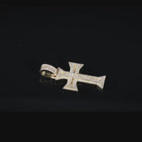 BAGUETTE CROSS PENDANT - GOLD