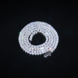 3MM TENNIS CHAIN - WHITE GOLD