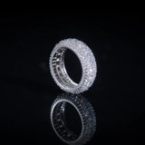 LAYERED DIAMOND RING - WHITE GOLD