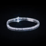 3MM TENNIS BRACELET - WHITE GOLD