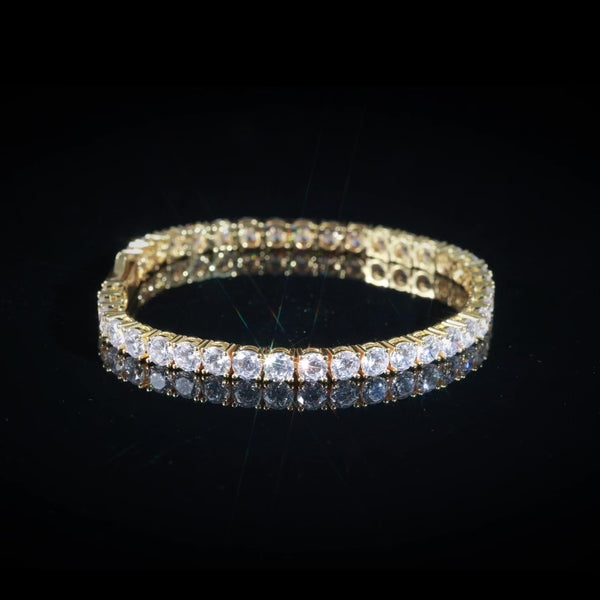 5MM TENNIS BRACELET - GOLD