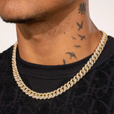 10MM ICED CUBAN LINK CHAIN - GOLD