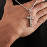 CROSS PENDANT - WHITE GOLD